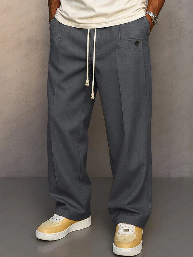 NEVARI |Elegante Hose mit verstellbarem Kordelzug – Nevari