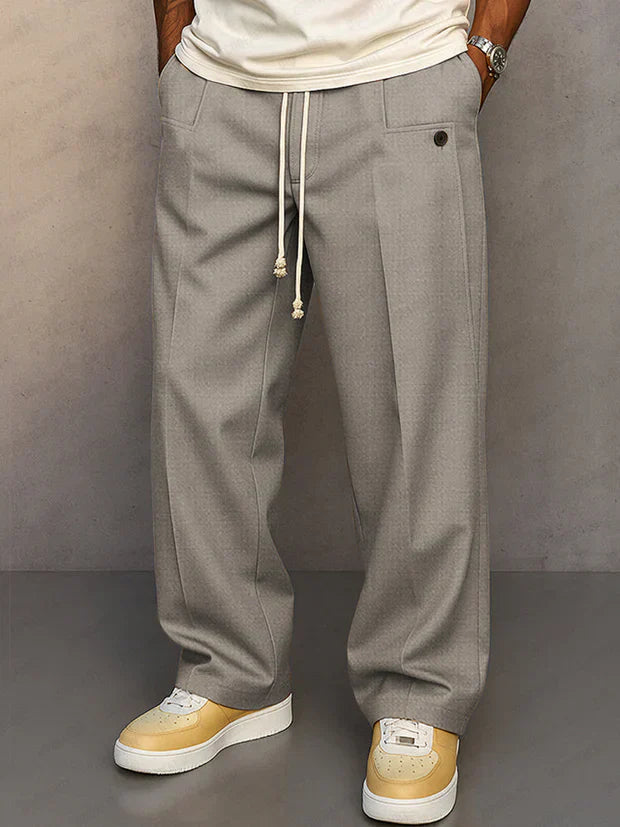 NEVARI |Elegante Hose mit verstellbarem Kordelzug – Nevari