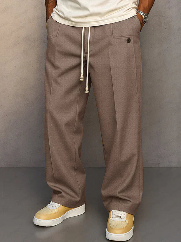 NEVARI |Elegante Hose mit verstellbarem Kordelzug – Nevari
